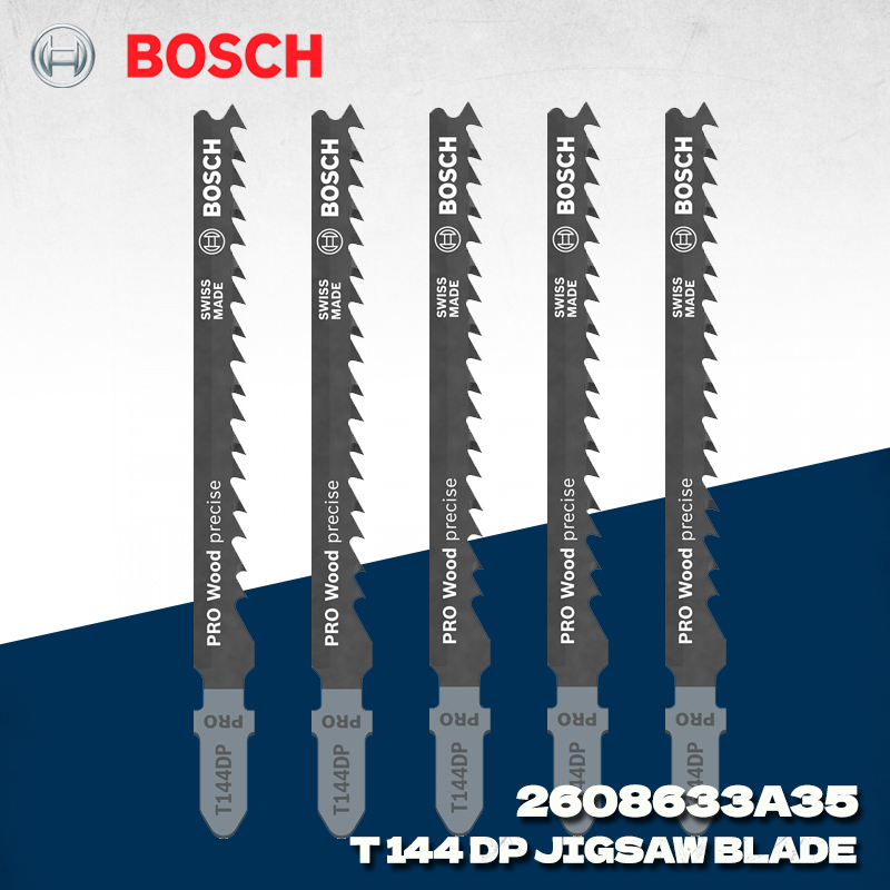 Power Tools Jigsaw - BOSCH 2608633A35 T144DP Jigsaw Blade 5PCS