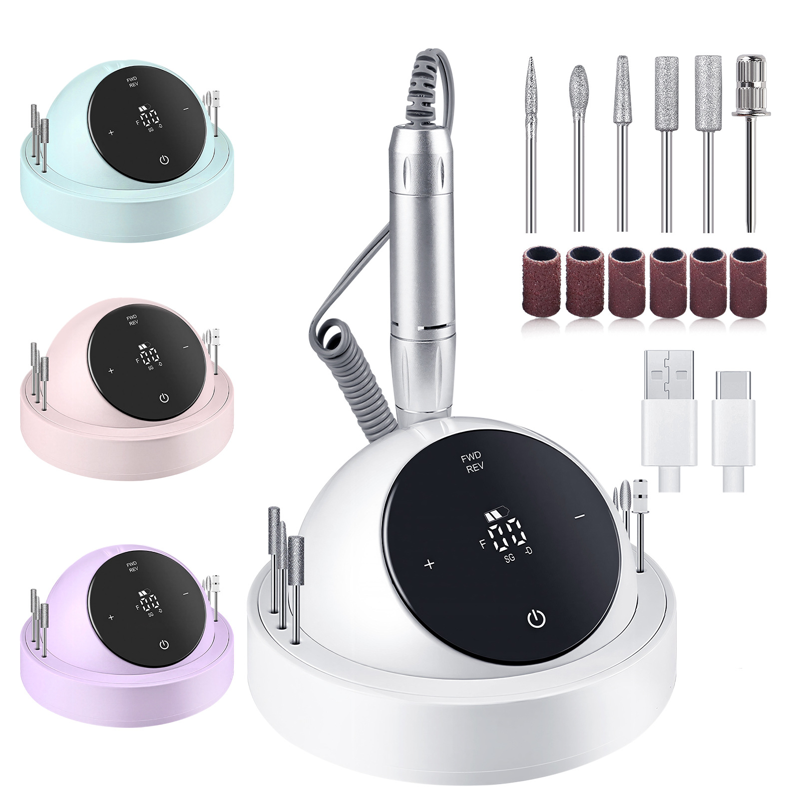 Power Tools Sander - 45000rpm Manicure Drill Machine Electric Nail