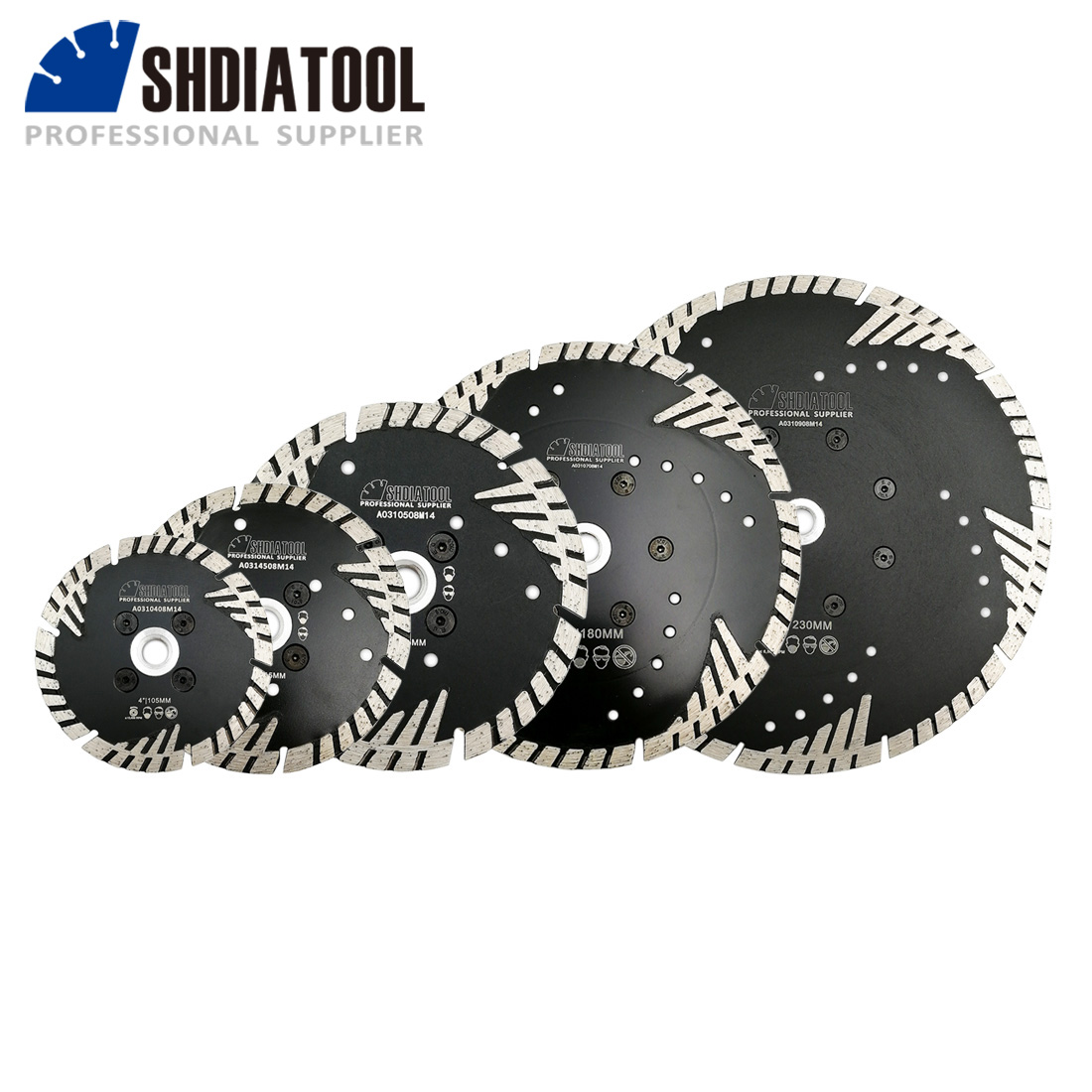 Angle Grinder 4.5 - SHDIATOOL 1pc Turbo Saw Blades Cutter