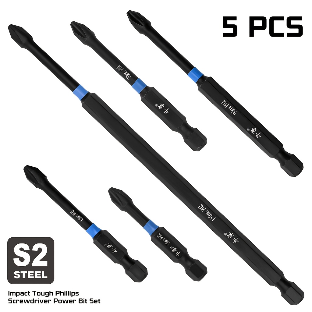 Power Tools List - 5Pcs Heavy Duty Magnetic Phillips Screwdriver