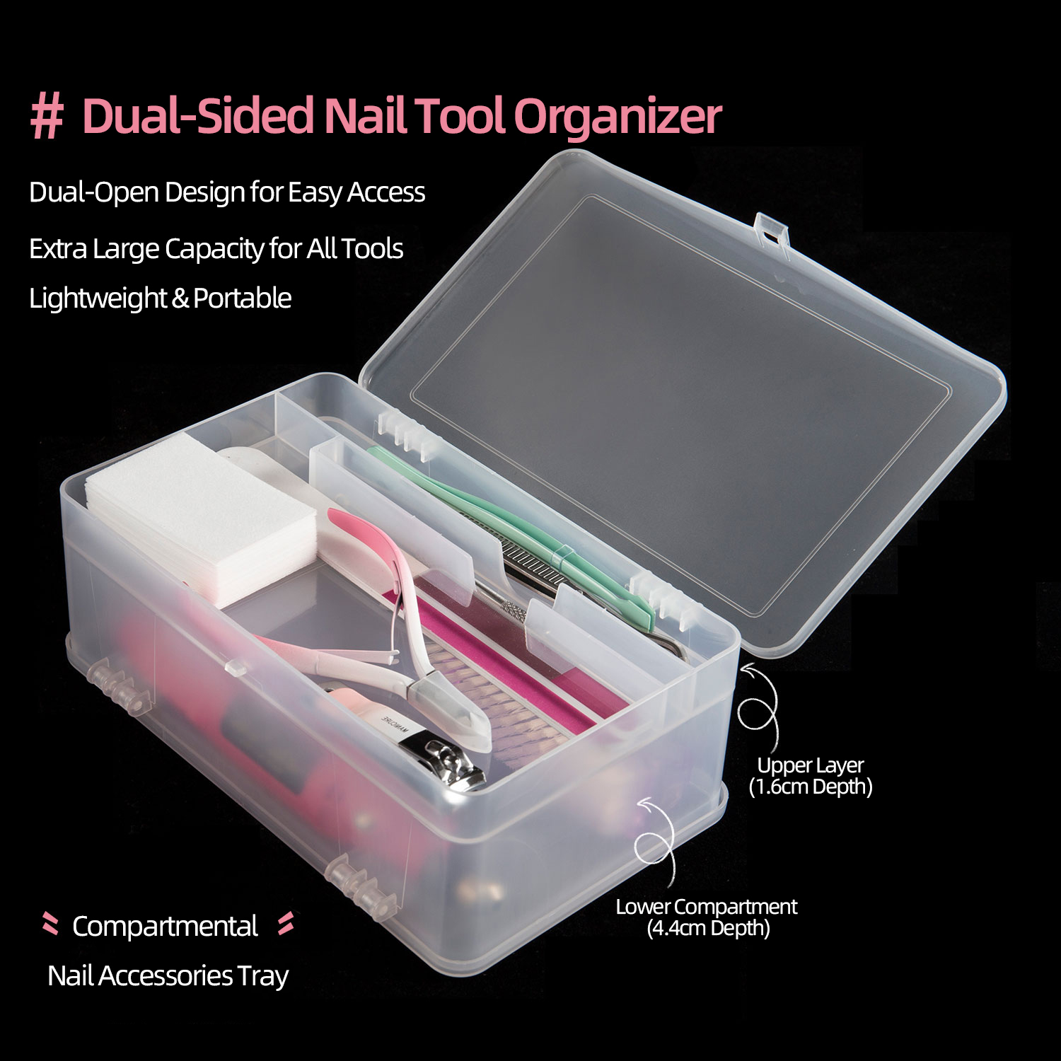 Dual-Open 2-Tier Super Capacit - огляд і ціна Power Tools Storage
