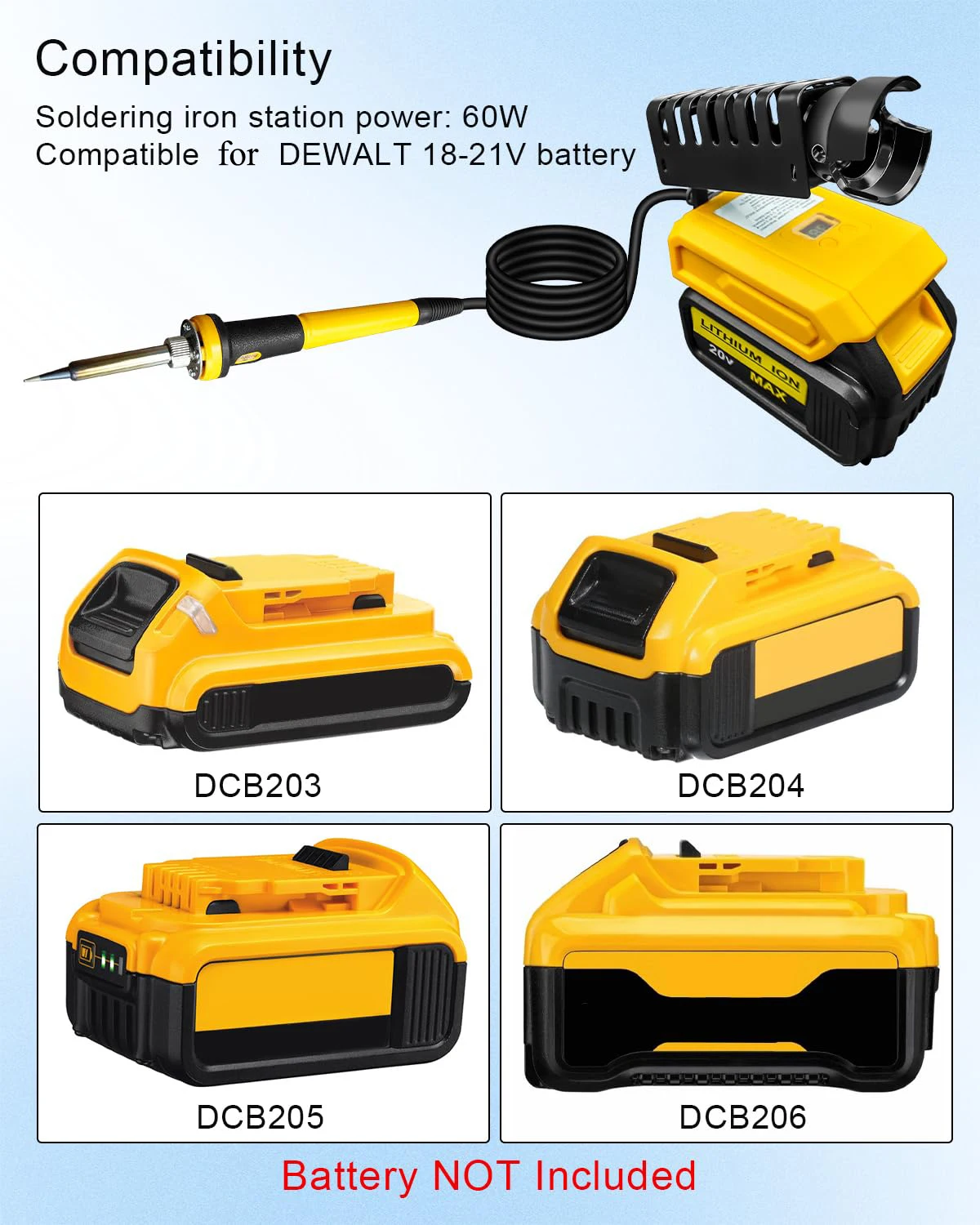 Portable Soldering Iron Kit Co - огляд і ціна Power Tools Battery Repair