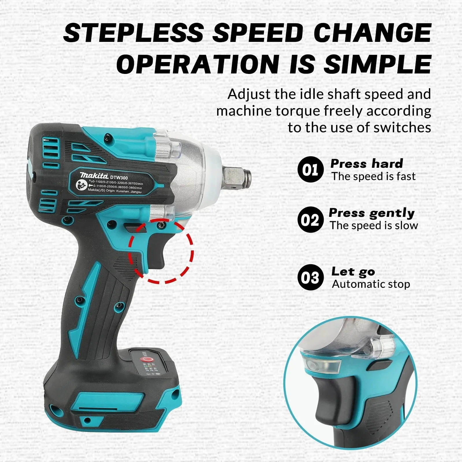 Brushless Makita DTW300 Batter - огляд і ціна Power Tools Battery Repair