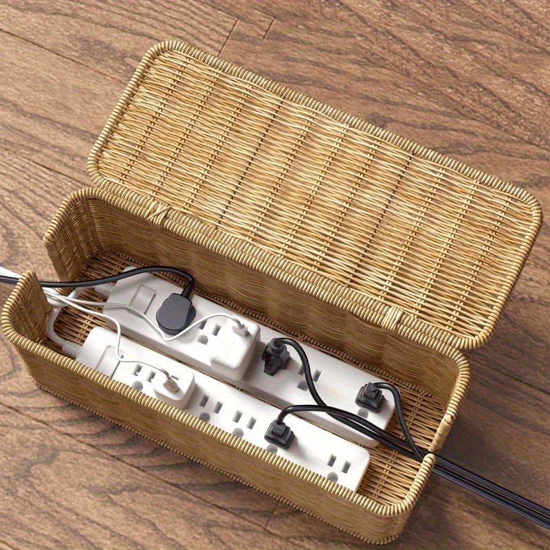 Handcrafted Rattan Cable Manag - огляд і ціна Power Tools Storage