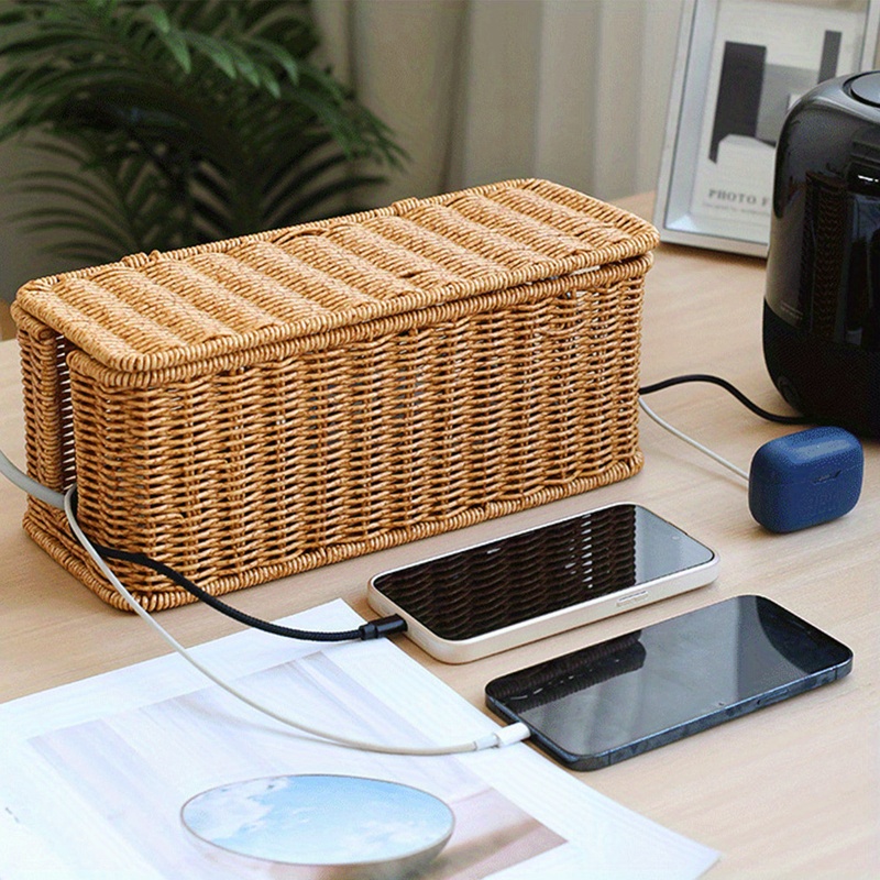 Handcrafted Rattan Cable Manag - огляд і ціна Power Tools Storage