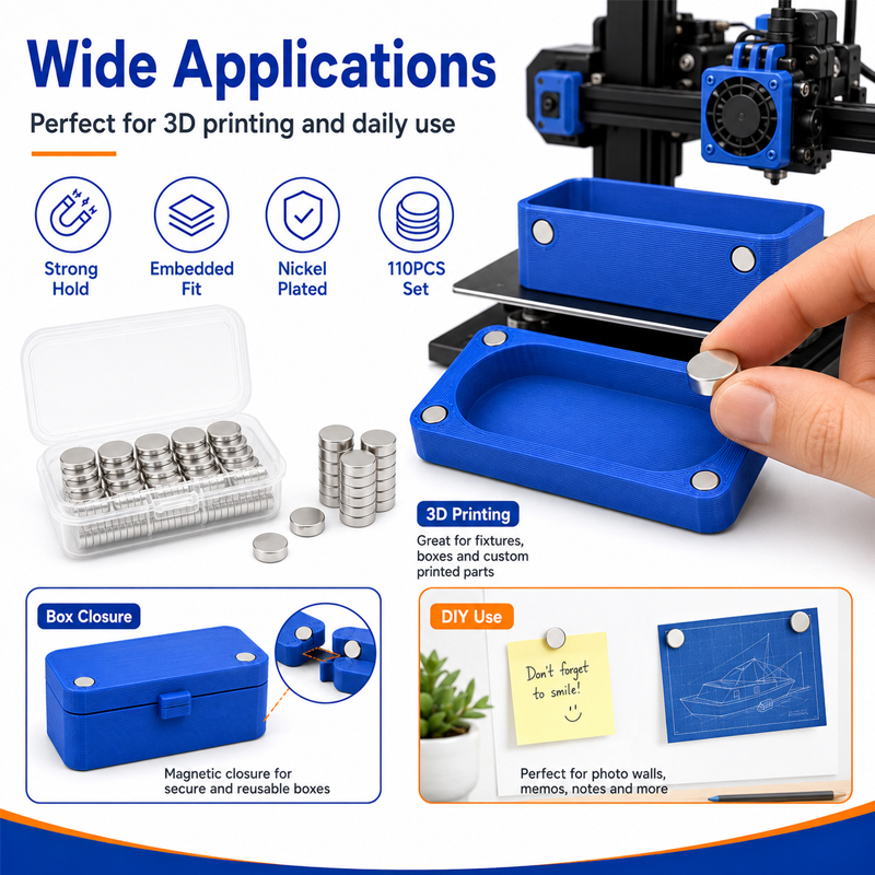 120pcs 3D Printing Magnets Set - огляд і ціна Power Tools List