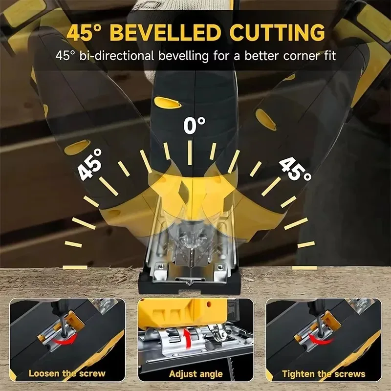 2700RPM Brushless Curve Saw Co - огляд і ціна Power Tools Jigsaw