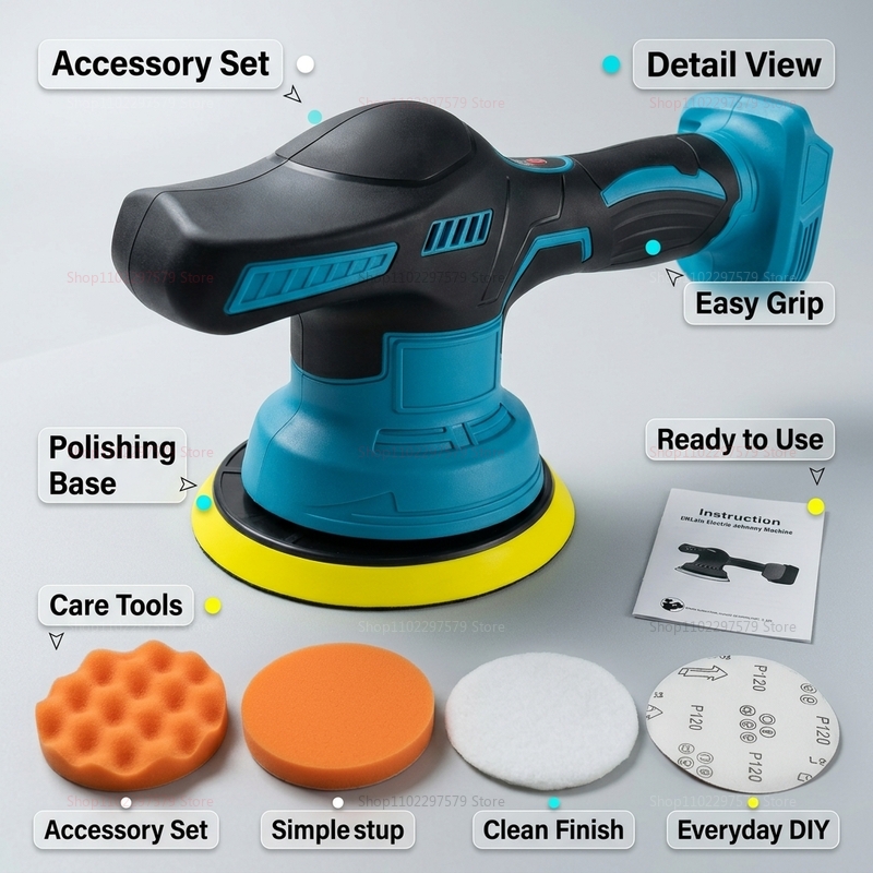 Cordless 18V Car Polisher Elec - огляд і ціна Power Tools Sander