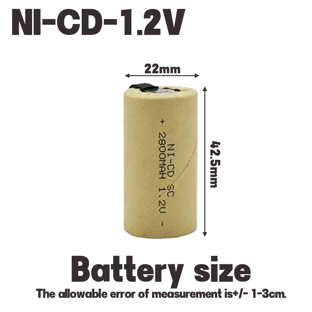 2800mAh 1.2V Ni-Cd Rechargeabl - огляд і ціна Power Tools Ltd