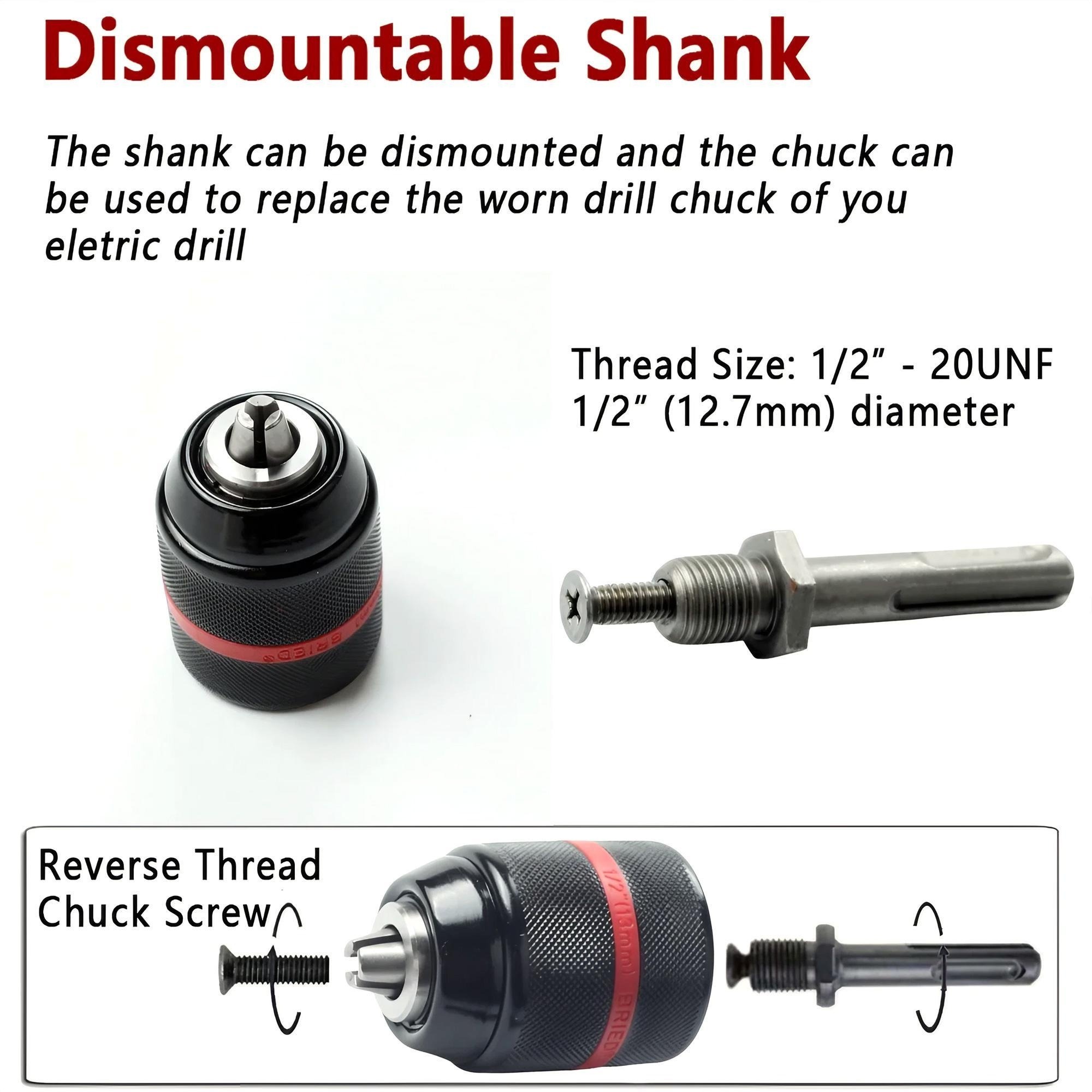 Keyless Drill Chuck Impact Dri - огляд і ціна Power Tools List