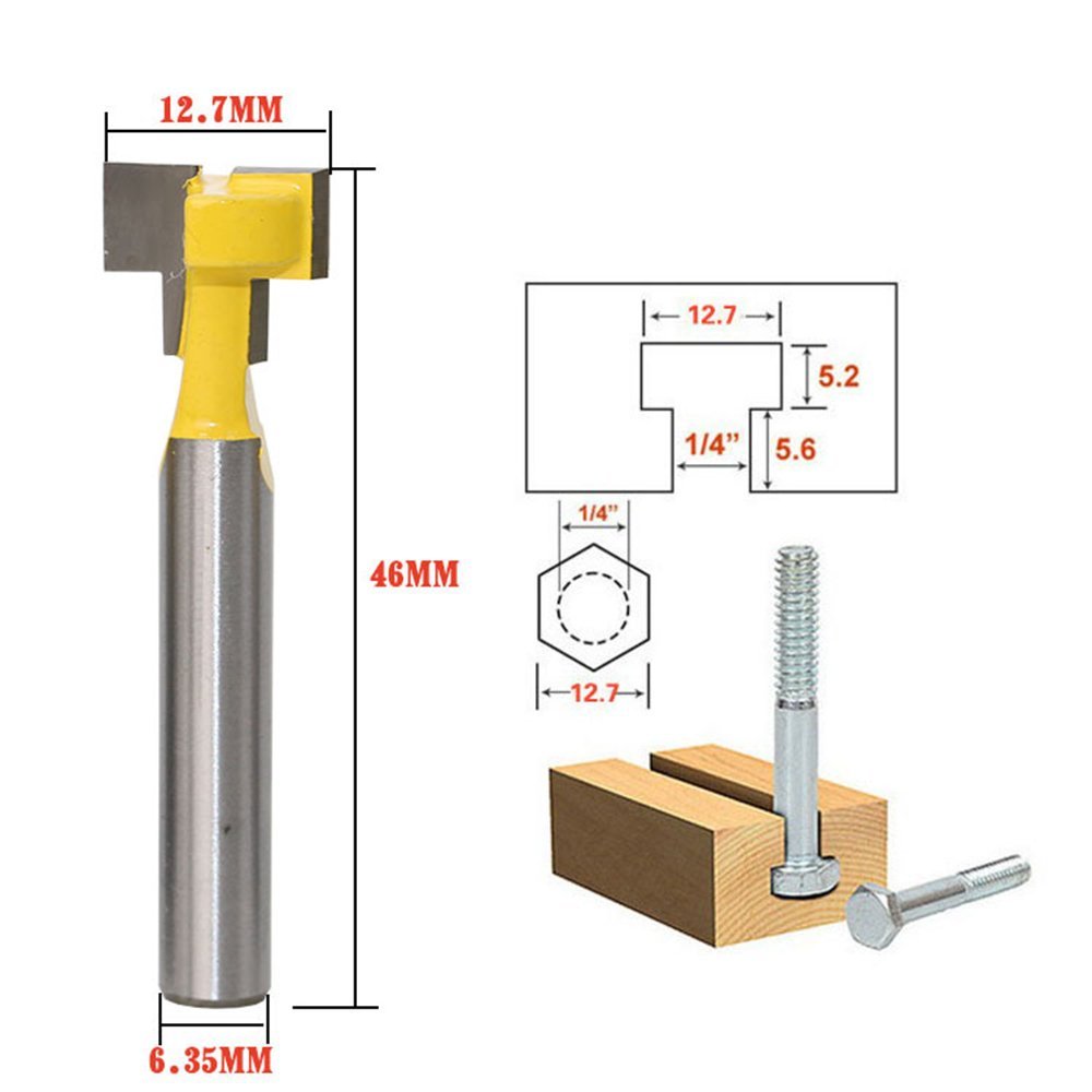 A11I 1/4 inch Shank T-Slot Cut - огляд і ціна Power Tools For Woodworking