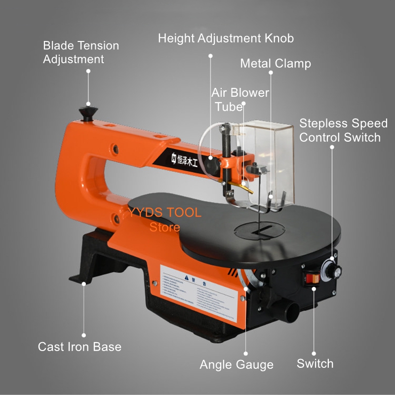 Bench-Top Scroll Saw Electric  - огляд і ціна Scroll Saw Bench