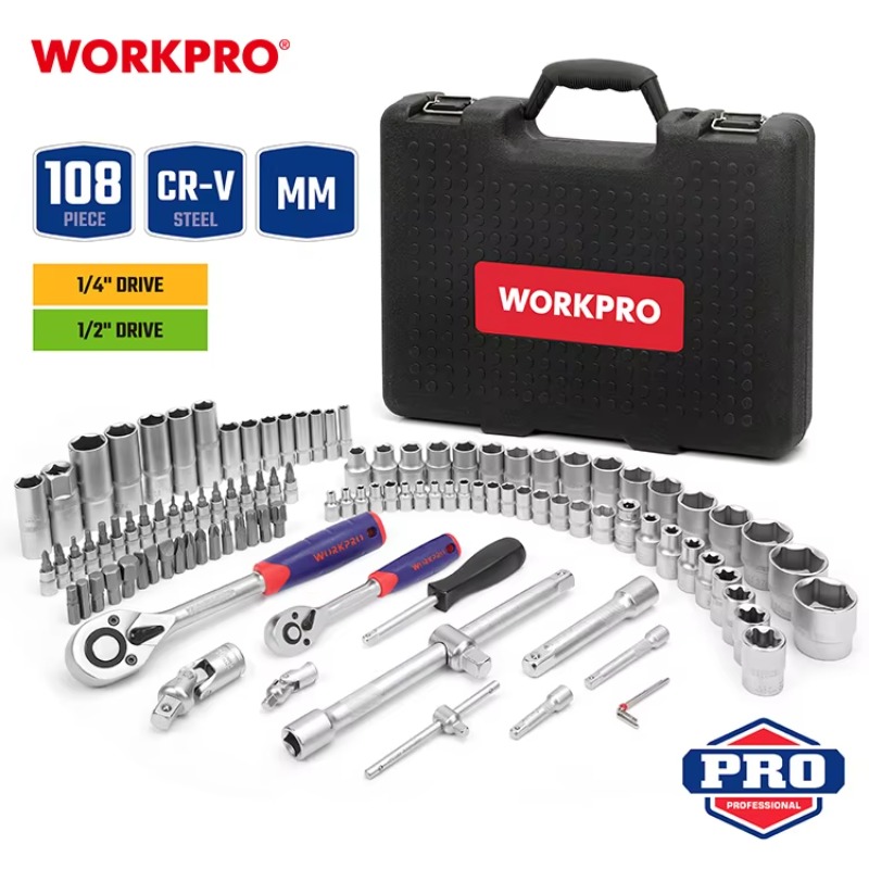 108pcs Professional Mechanics  - огляд і ціна Power Tools And Hand Tools