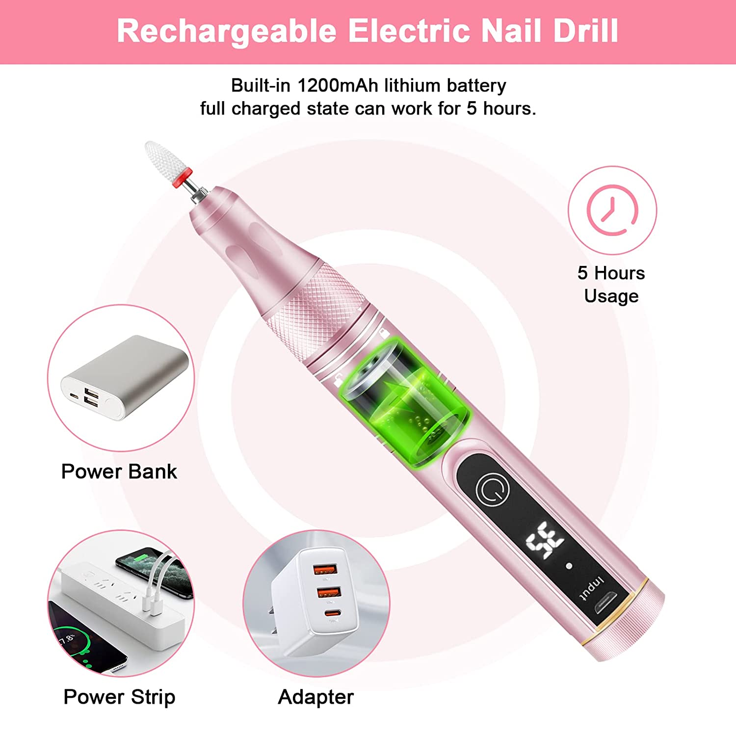 35000RPM Cordless Nail Drill M - огляд і ціна Power Tools Sander