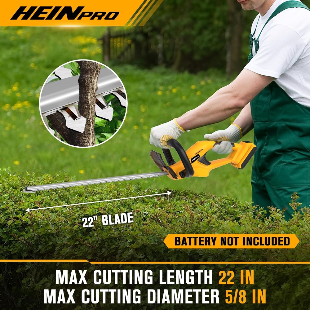 Cordless Hedge Trimmer 22-Inch - огляд і ціна Power Tools Images