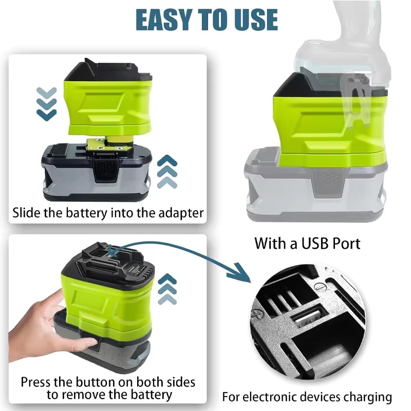 HOT Battery Adapter Converter  - огляд і ціна Power Tools Ryobi
