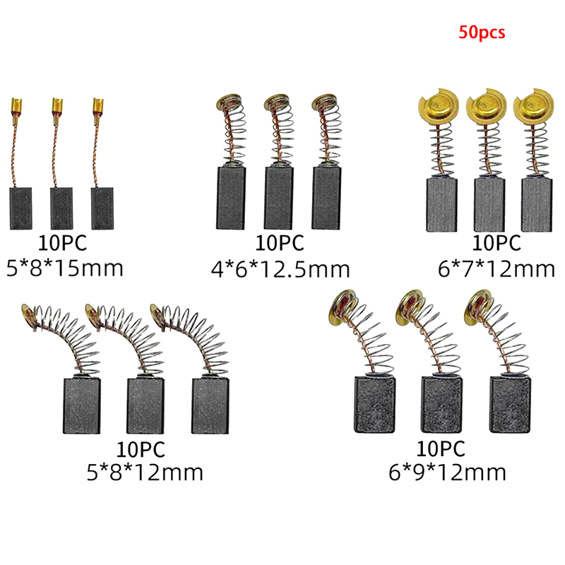 50Pcs Carbon Brush Replacement - огляд і ціна Power Tools Sander