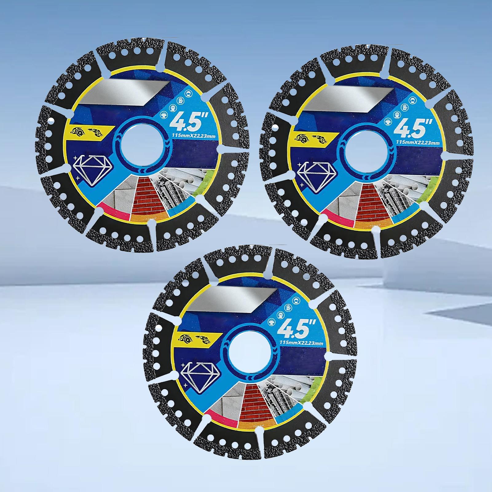Saw Disc Wheel 3 pcs 4.5 Inch  - огляд і ціна Angle Grinder 4.5
