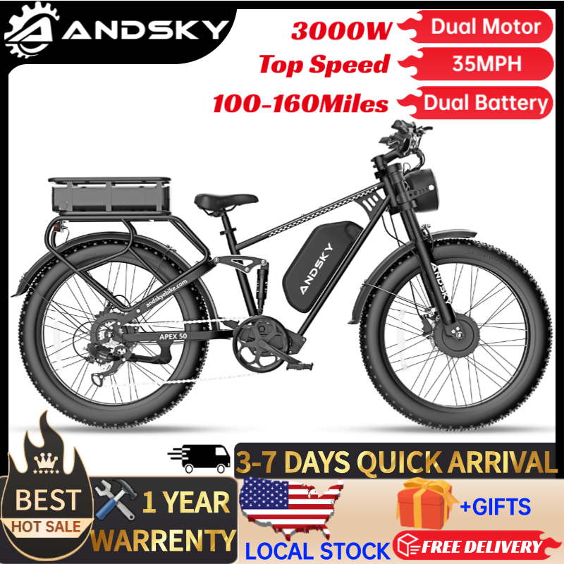 ANDSKY Apex50 AWD Electric Bik - огляд і ціна Power Tools World