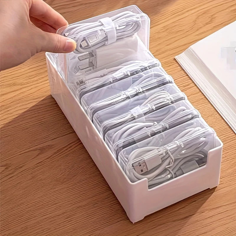 7 In 1 Clear Data Cable Storag - огляд і ціна Power Tools Storage